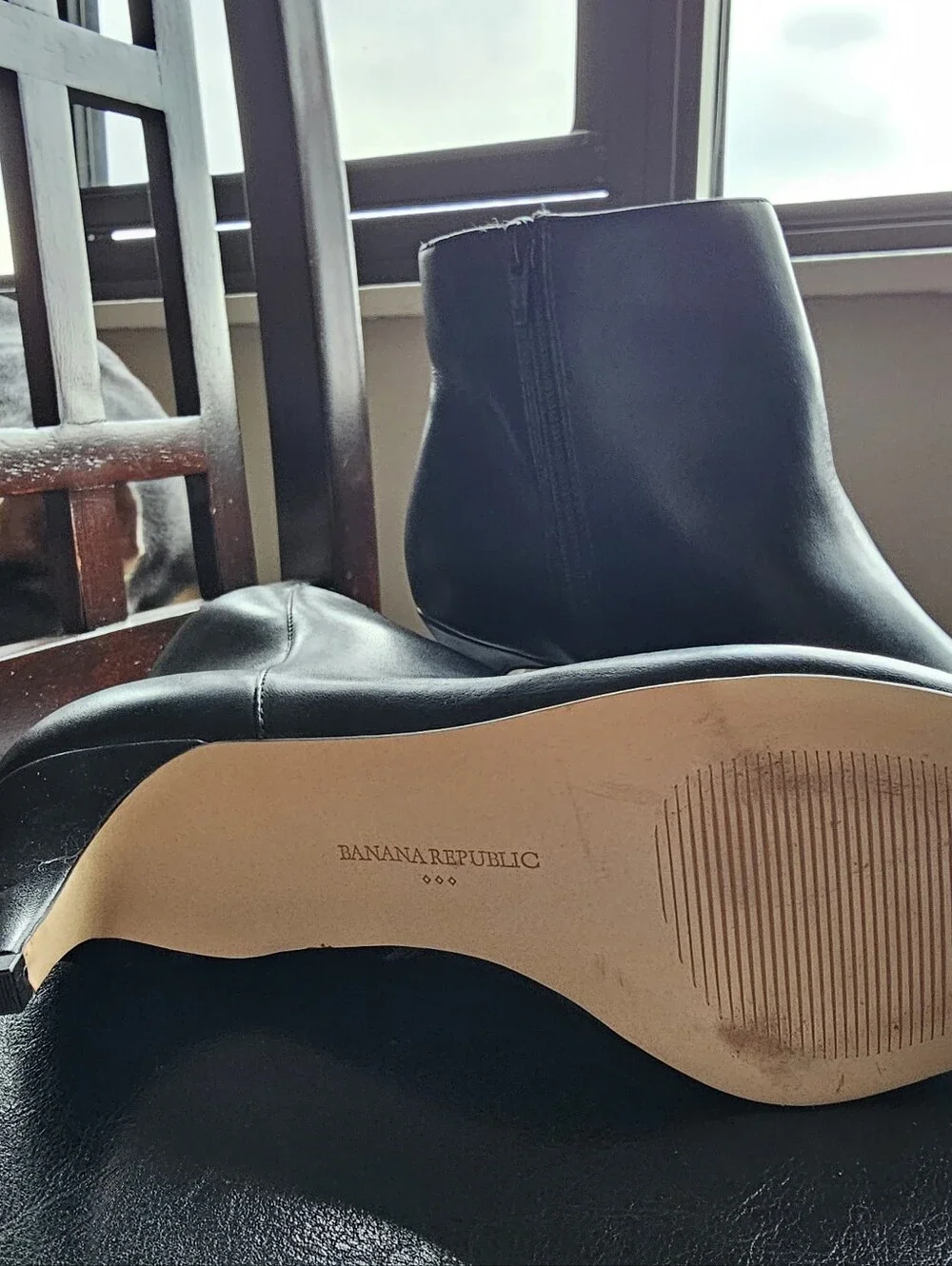 Kitten Heel Bootie - Black - Banana Republic